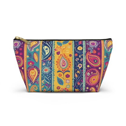 Indian Whimsical Paisley Pouch - The Global Wanderer