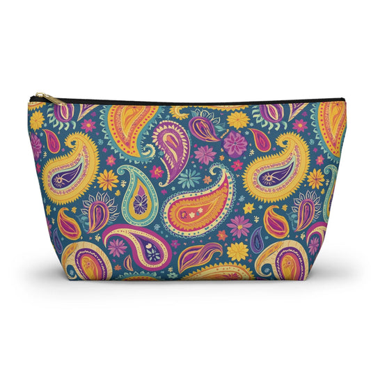 Indian Whimsical Paisley Pouch - The Global Wanderer