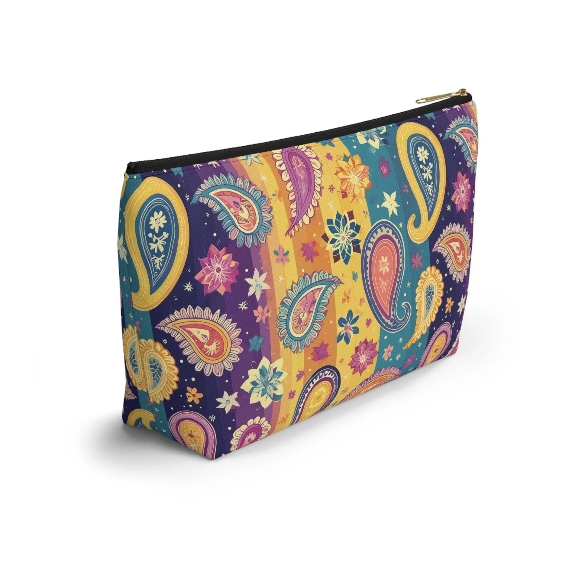 Indian Whimsical Paisley Pouch - The Global Wanderer