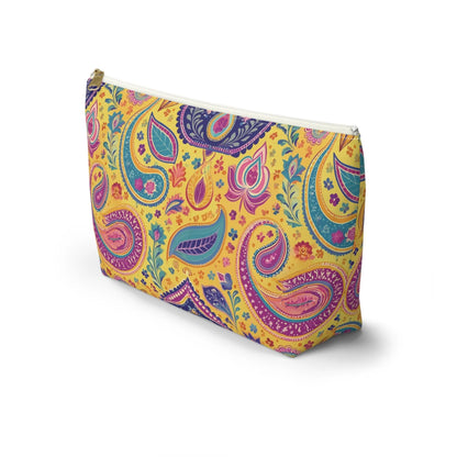 Indian Whimsical Paisley Pouch - The Global Wanderer