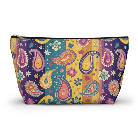 Indian Whimsical Paisley Pouch - The Global Wanderer