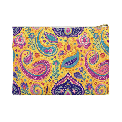 Indian Whimsical Paisley Pouch - The Global Wanderer