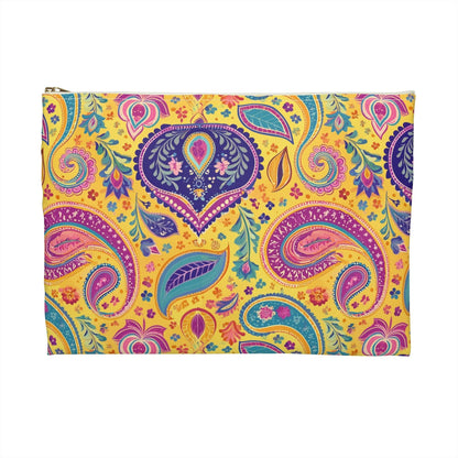 Indian Whimsical Paisley Pouch - The Global Wanderer