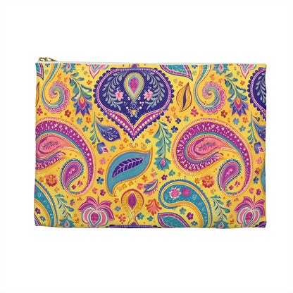 Indian Whimsical Paisley Pouch - The Global Wanderer