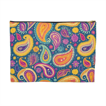 Indian Whimsical Paisley Pouch - The Global Wanderer