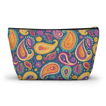 Indian Whimsical Paisley Pouch - The Global Wanderer