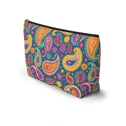 Indian Whimsical Paisley Pouch - The Global Wanderer