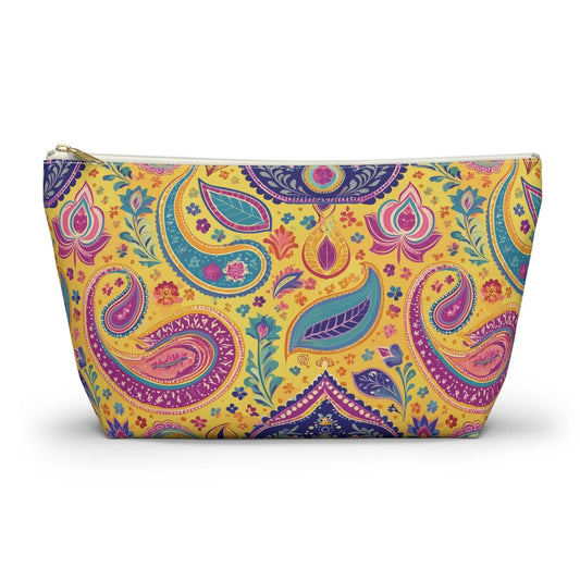 Indian Whimsical Paisley Pouch - The Global Wanderer