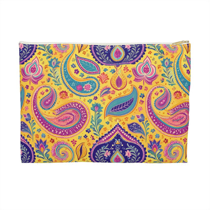 Indian Whimsical Paisley Pouch - The Global Wanderer