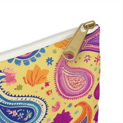 Indian Whimsical Paisley Pouch - The Global Wanderer