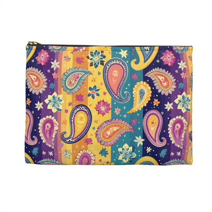 Indian Whimsical Paisley Pouch - The Global Wanderer