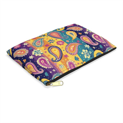 Indian Whimsical Paisley Pouch - The Global Wanderer