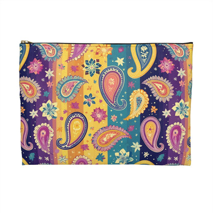 Indian Whimsical Paisley Pouch - The Global Wanderer