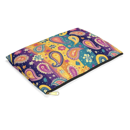 Indian Whimsical Paisley Pouch - The Global Wanderer