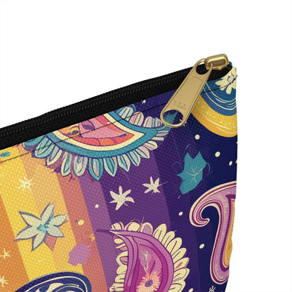 Indian Whimsical Paisley Pouch - The Global Wanderer