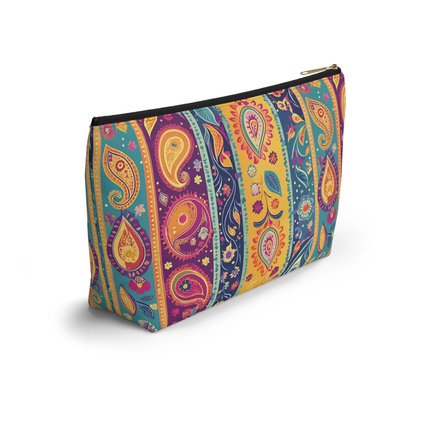 Indian Whimsical Paisley Pouch - The Global Wanderer