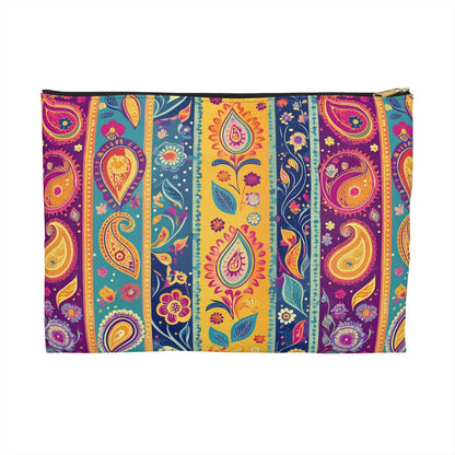 Indian Whimsical Paisley Pouch - The Global Wanderer