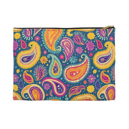 Indian Whimsical Paisley Pouch - The Global Wanderer