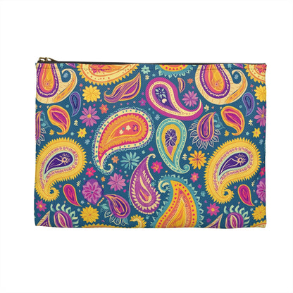 Indian Whimsical Paisley Pouch - The Global Wanderer