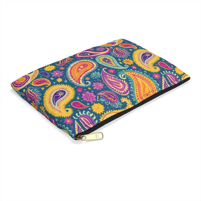 Indian Whimsical Paisley Pouch - The Global Wanderer