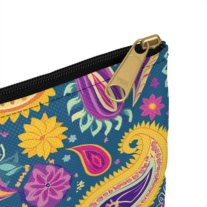 Indian Whimsical Paisley Pouch - The Global Wanderer