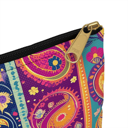 Indian Whimsical Paisley Pouch - The Global Wanderer