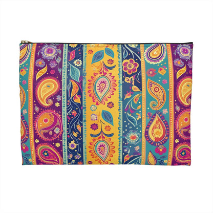 Indian Whimsical Paisley Pouch - The Global Wanderer