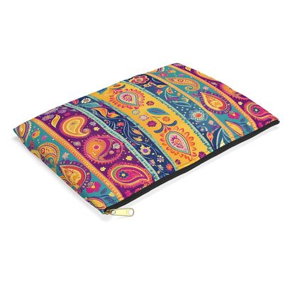 Indian Whimsical Paisley Pouch - The Global Wanderer