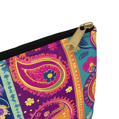 Indian Whimsical Paisley Pouch - The Global Wanderer