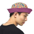 Indian Whimsical Paisley Reversible Bucket Hat - The Global Wanderer