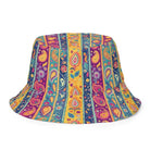 Indian Whimsical Paisley Reversible Bucket Hat - The Global Wanderer