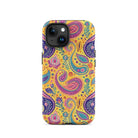Indian Whimsical Paisley Tough MagSafe iPhone® Case - The Global Wanderer