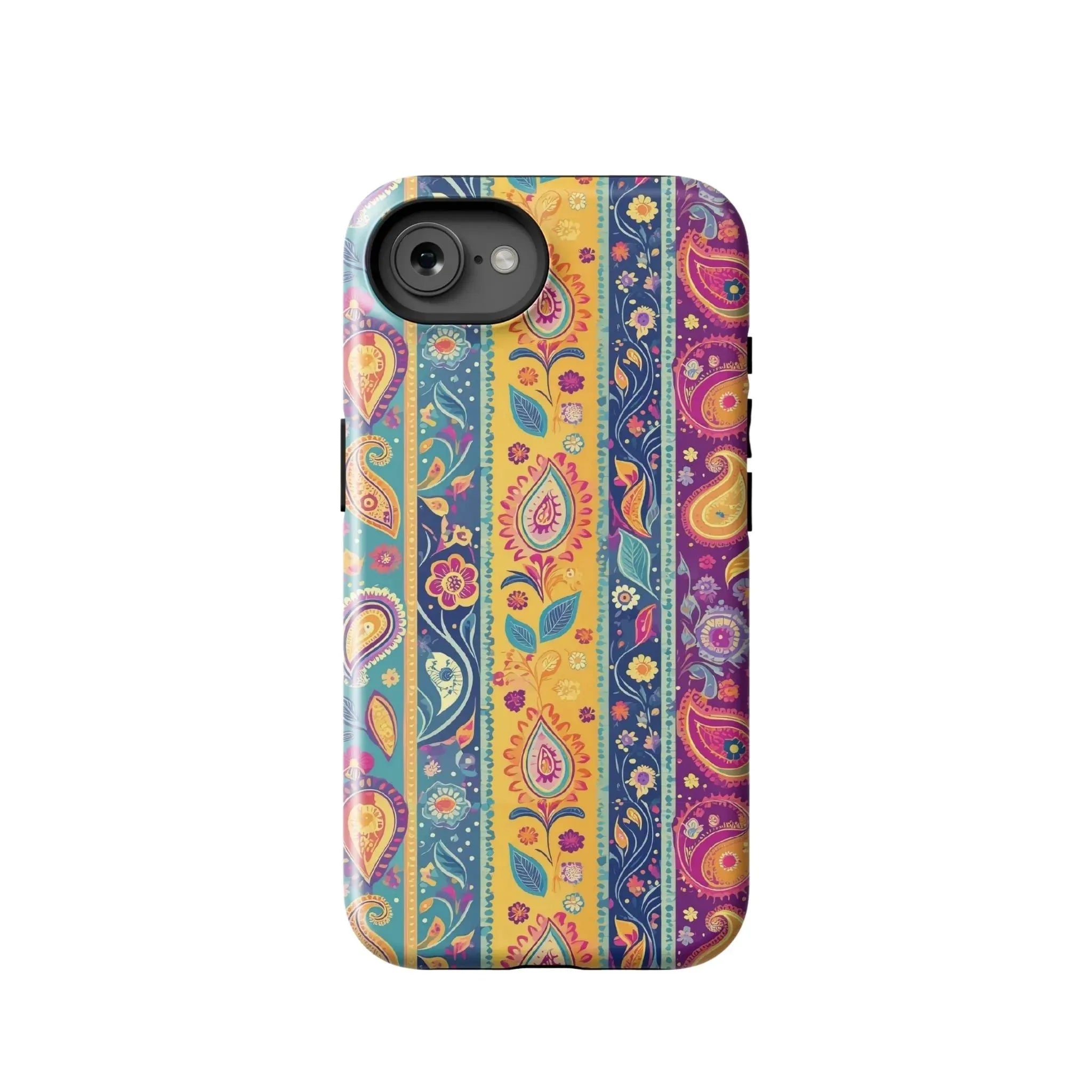 Indian Whimsical Paisley Tough MagSafe iPhone® Case - The Global Wanderer