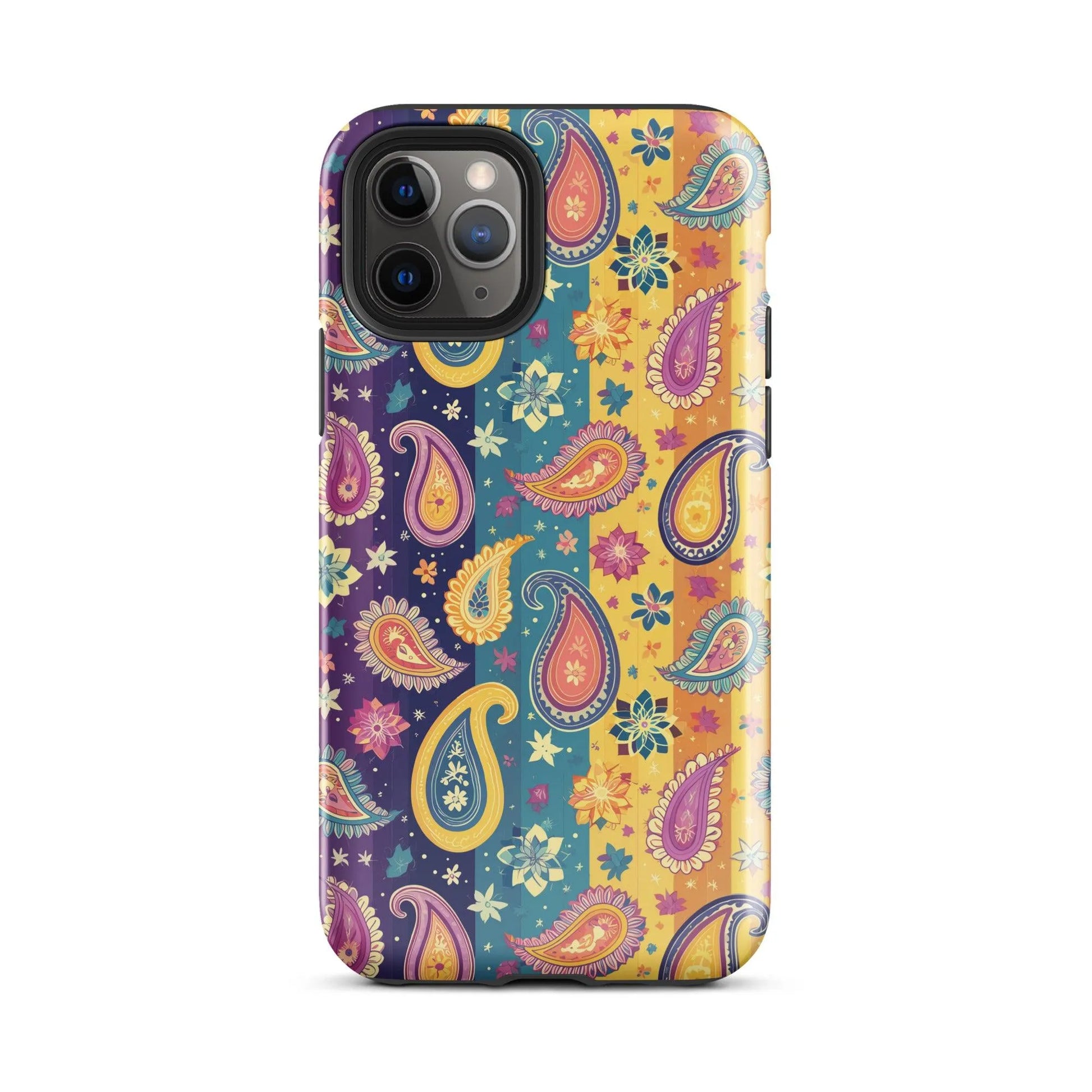 Indian Whimsical Paisley Tough MagSafe iPhone® Case - The Global Wanderer