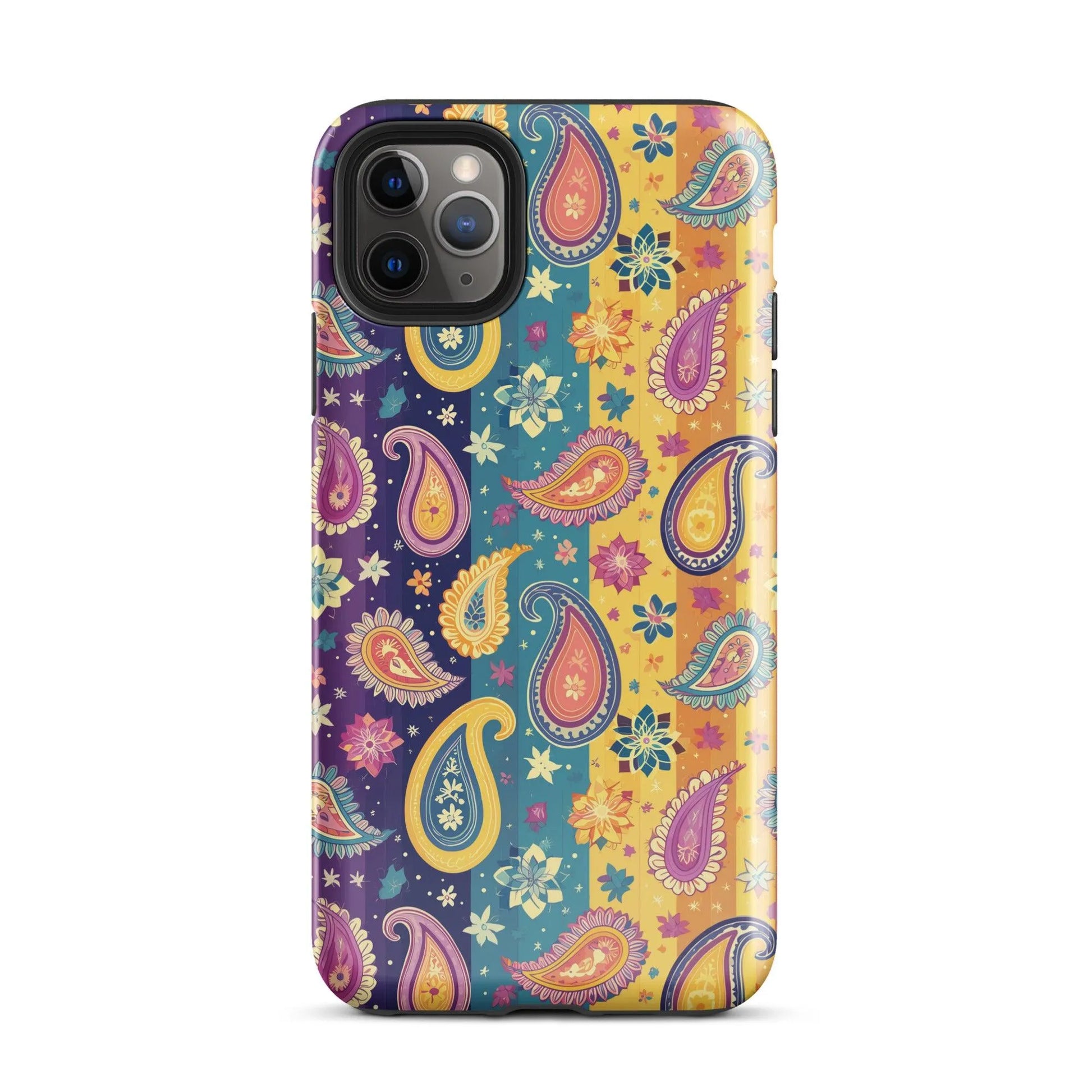 Indian Whimsical Paisley Tough MagSafe iPhone® Case - The Global Wanderer