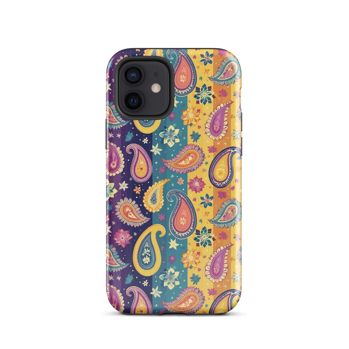 Indian Whimsical Paisley Tough MagSafe iPhone® Case - The Global Wanderer