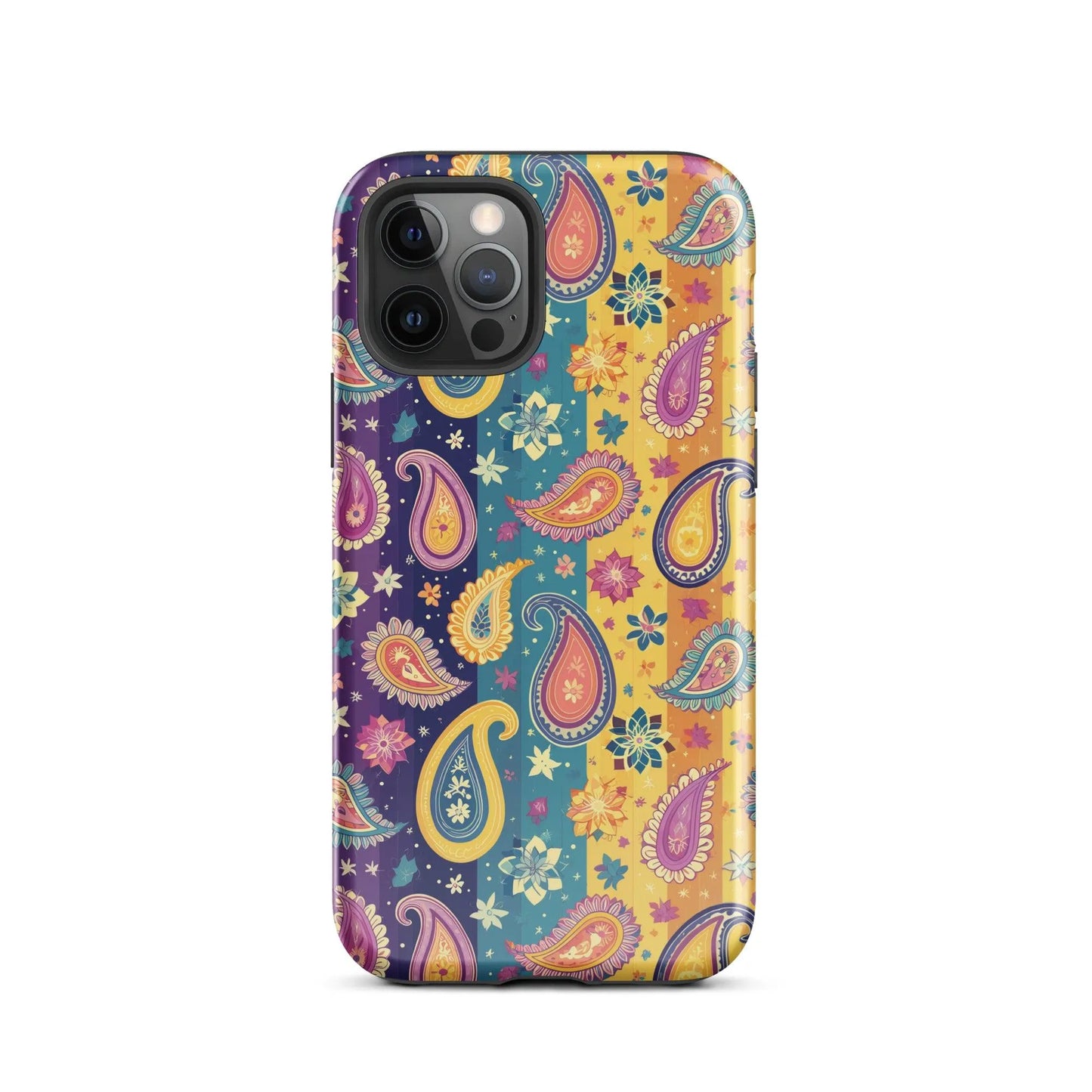 Indian Whimsical Paisley Tough MagSafe iPhone® Case - The Global Wanderer