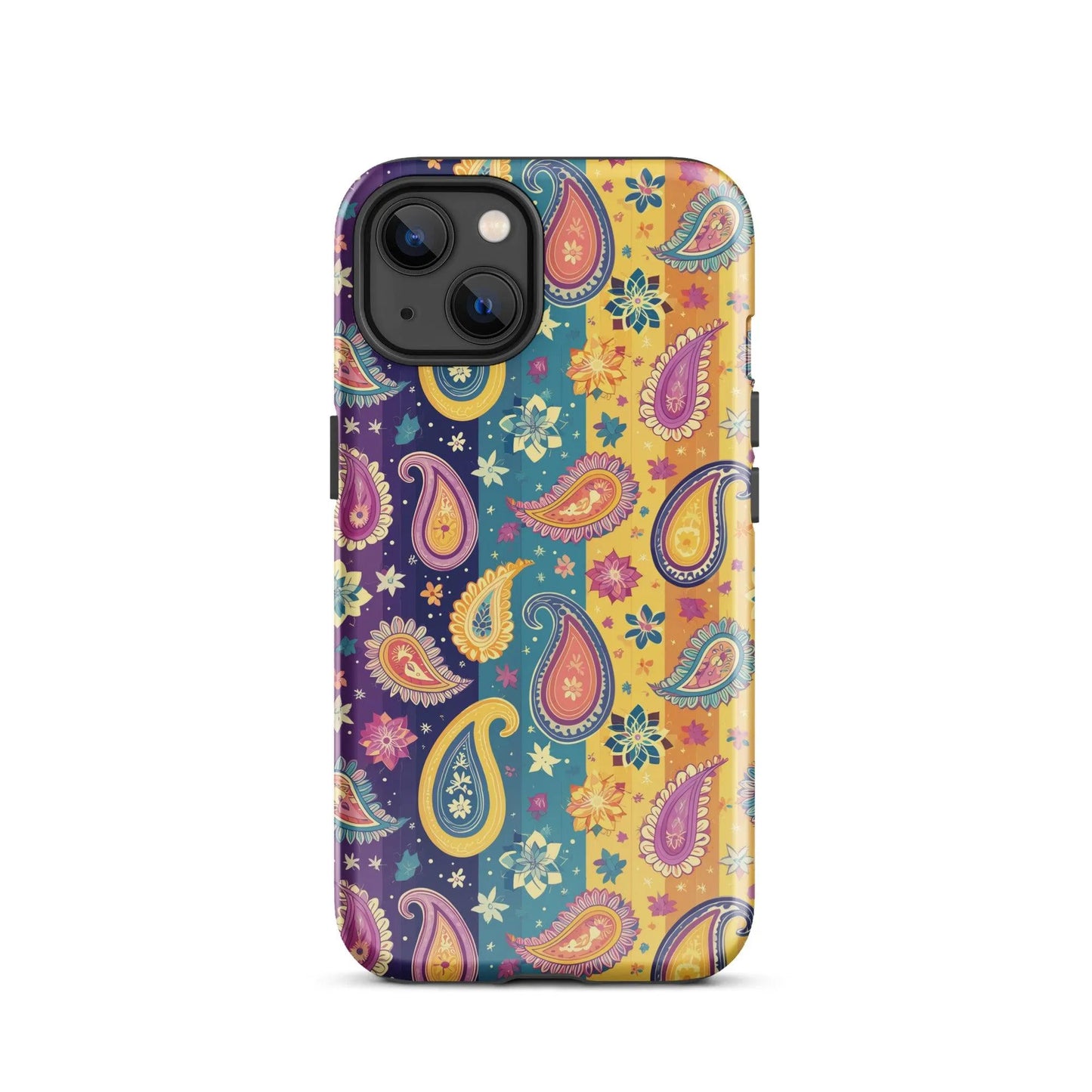 Indian Whimsical Paisley Tough MagSafe iPhone® Case - The Global Wanderer