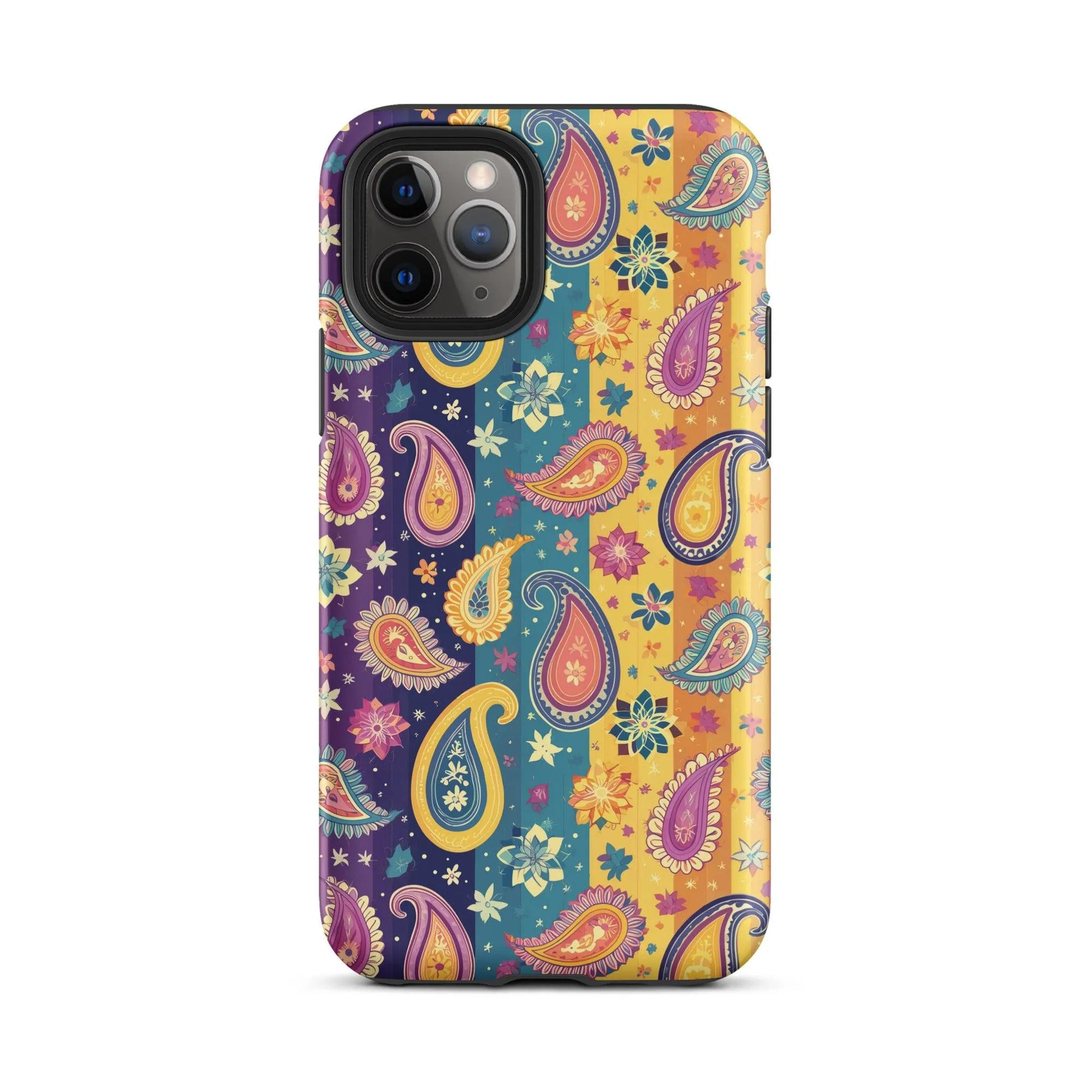 Indian Whimsical Paisley Tough MagSafe iPhone® Case - The Global Wanderer