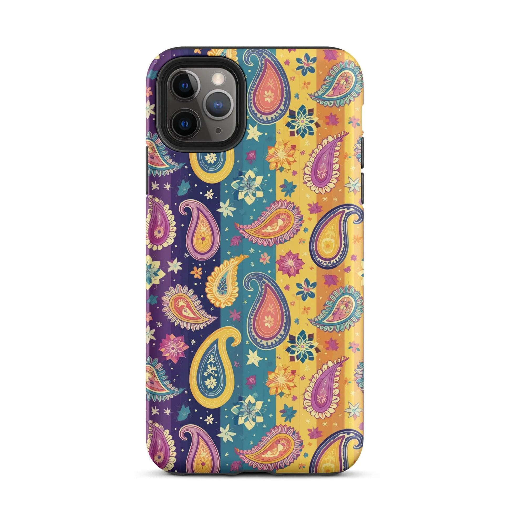 Indian Whimsical Paisley Tough MagSafe iPhone® Case - The Global Wanderer