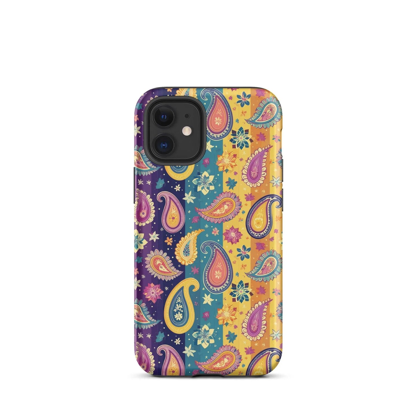 Indian Whimsical Paisley Tough MagSafe iPhone® Case - The Global Wanderer