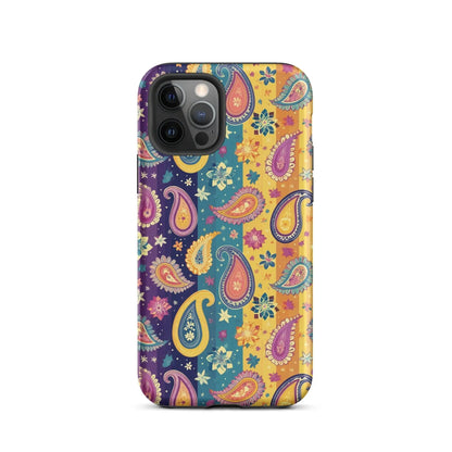 Indian Whimsical Paisley Tough MagSafe iPhone® Case - The Global Wanderer