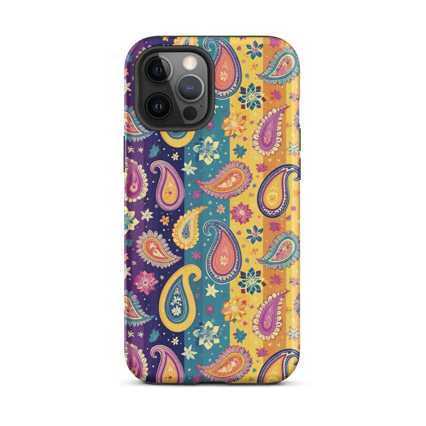 Indian Whimsical Paisley Tough MagSafe iPhone® Case - The Global Wanderer