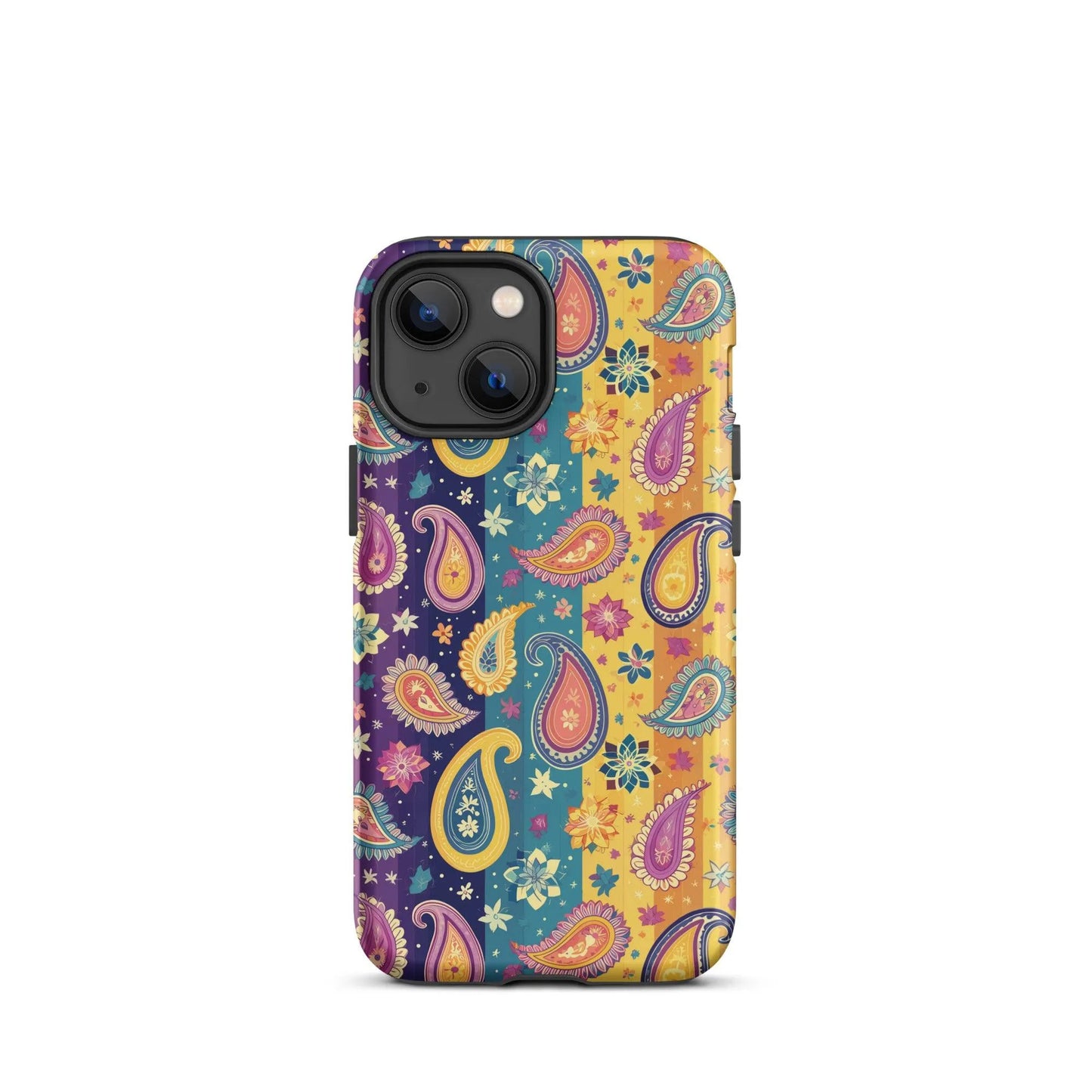 Indian Whimsical Paisley Tough MagSafe iPhone® Case - The Global Wanderer