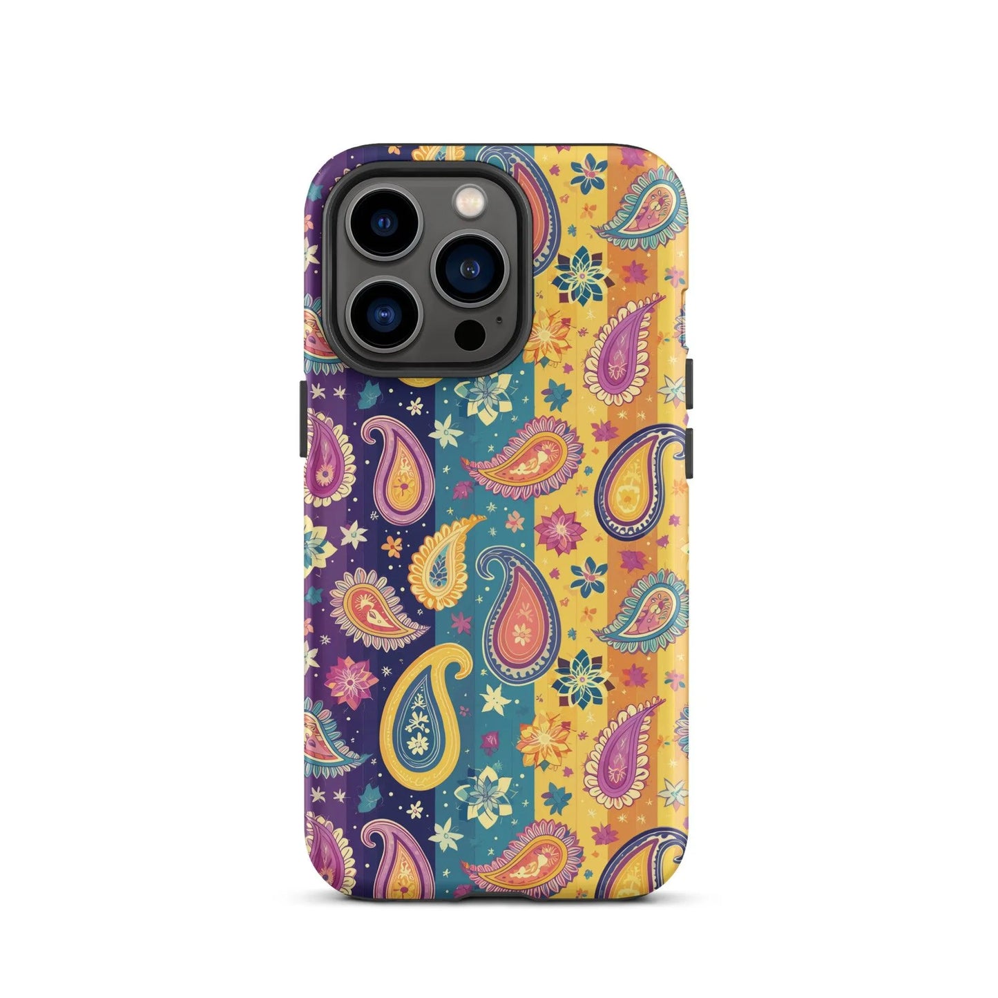 Indian Whimsical Paisley Tough MagSafe iPhone® Case - The Global Wanderer