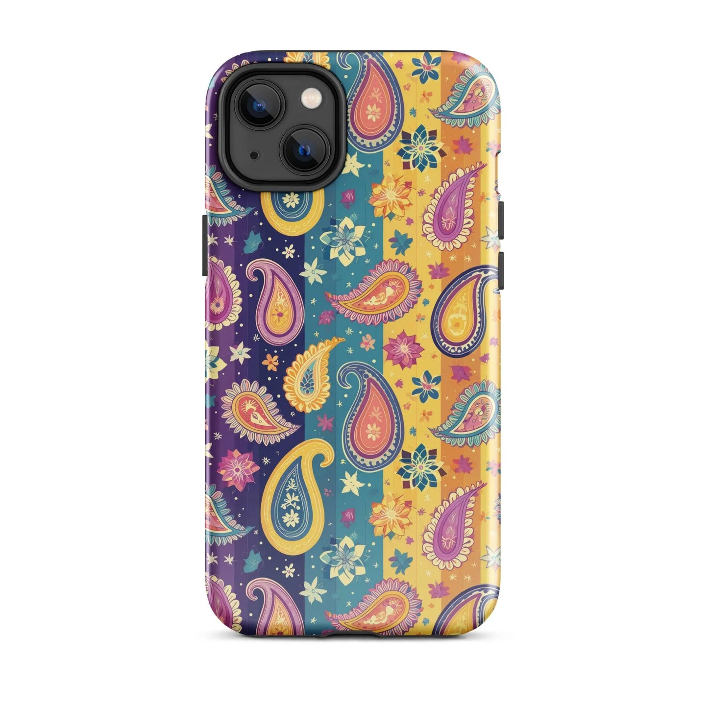 Indian Whimsical Paisley Tough MagSafe iPhone® Case - The Global Wanderer