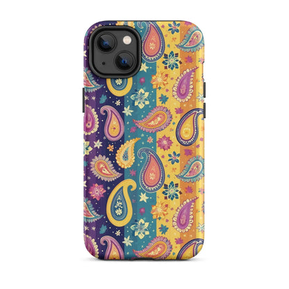 Indian Whimsical Paisley Tough MagSafe iPhone® Case - The Global Wanderer