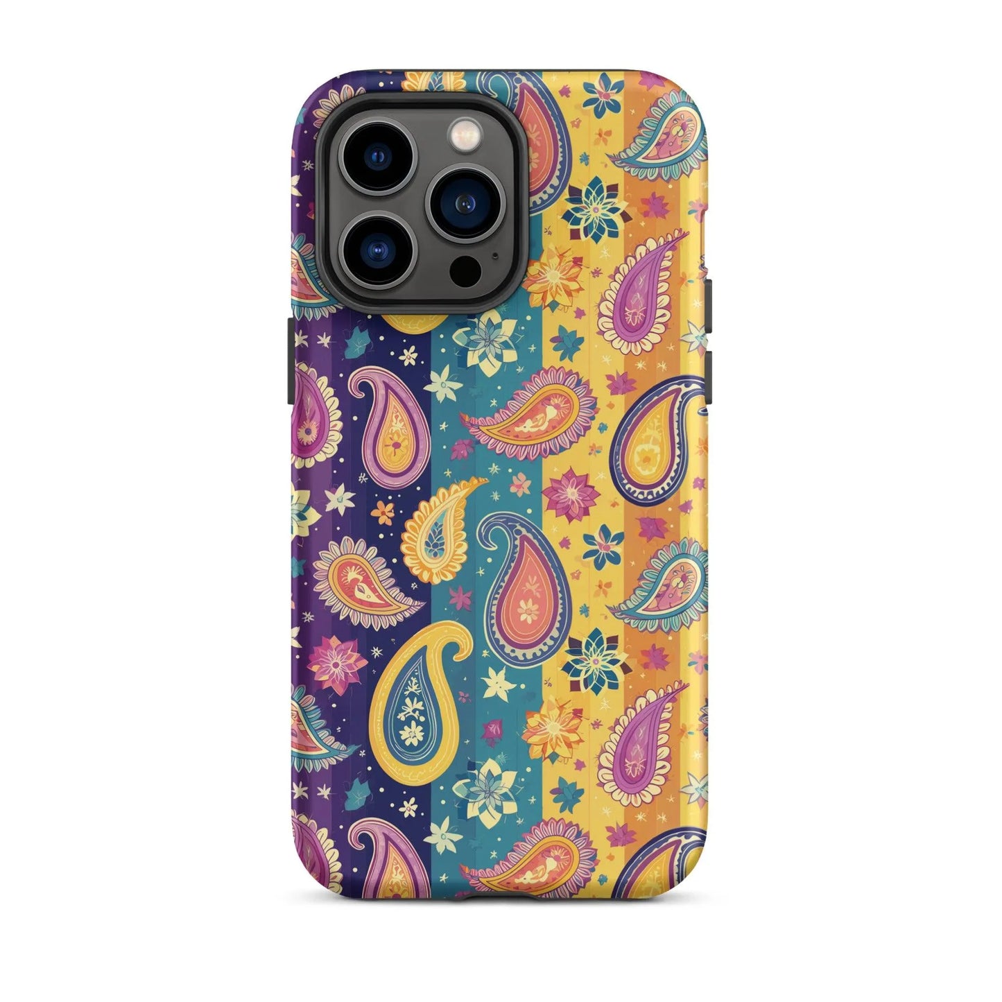 Indian Whimsical Paisley Tough MagSafe iPhone® Case - The Global Wanderer