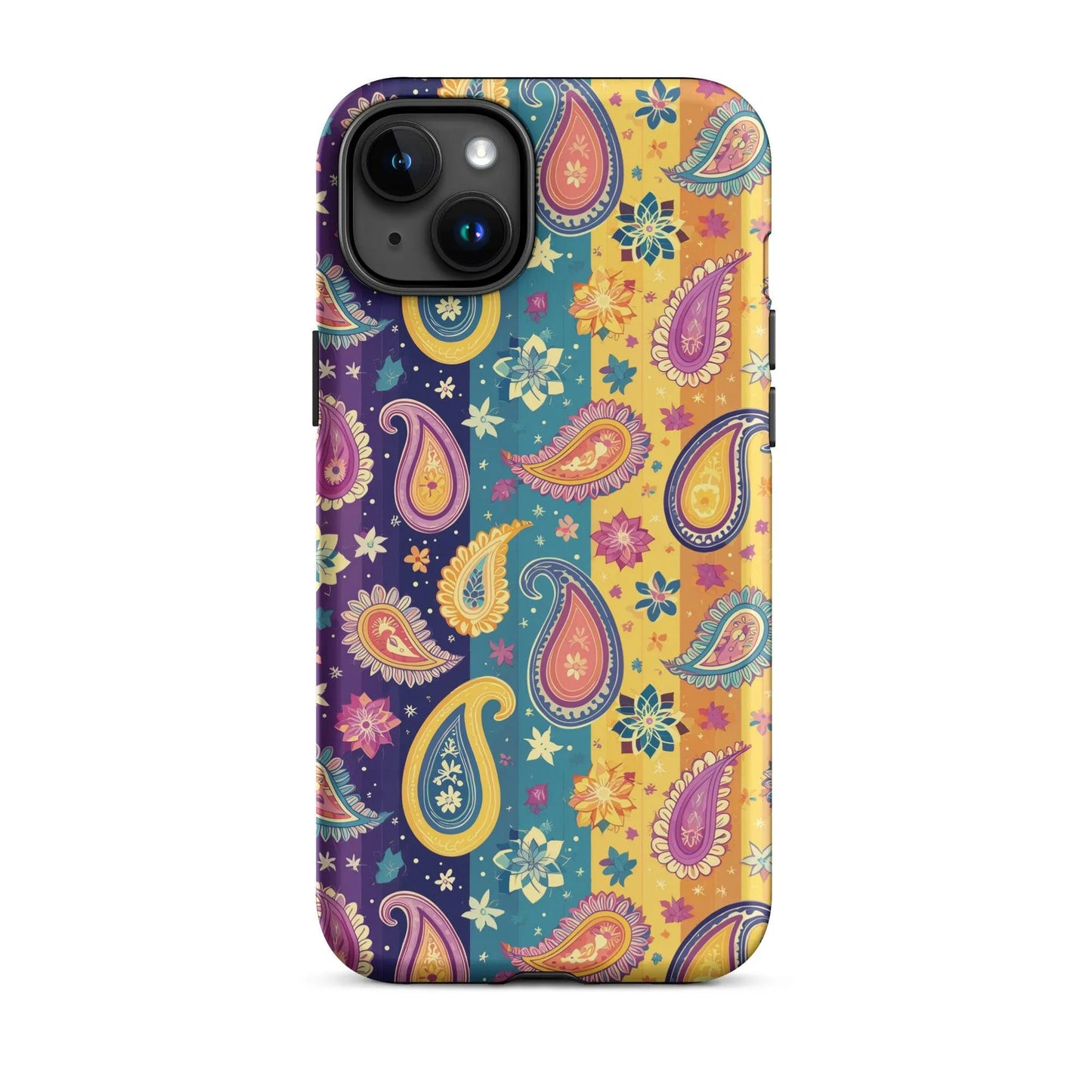 Indian Whimsical Paisley Tough MagSafe iPhone® Case - The Global Wanderer