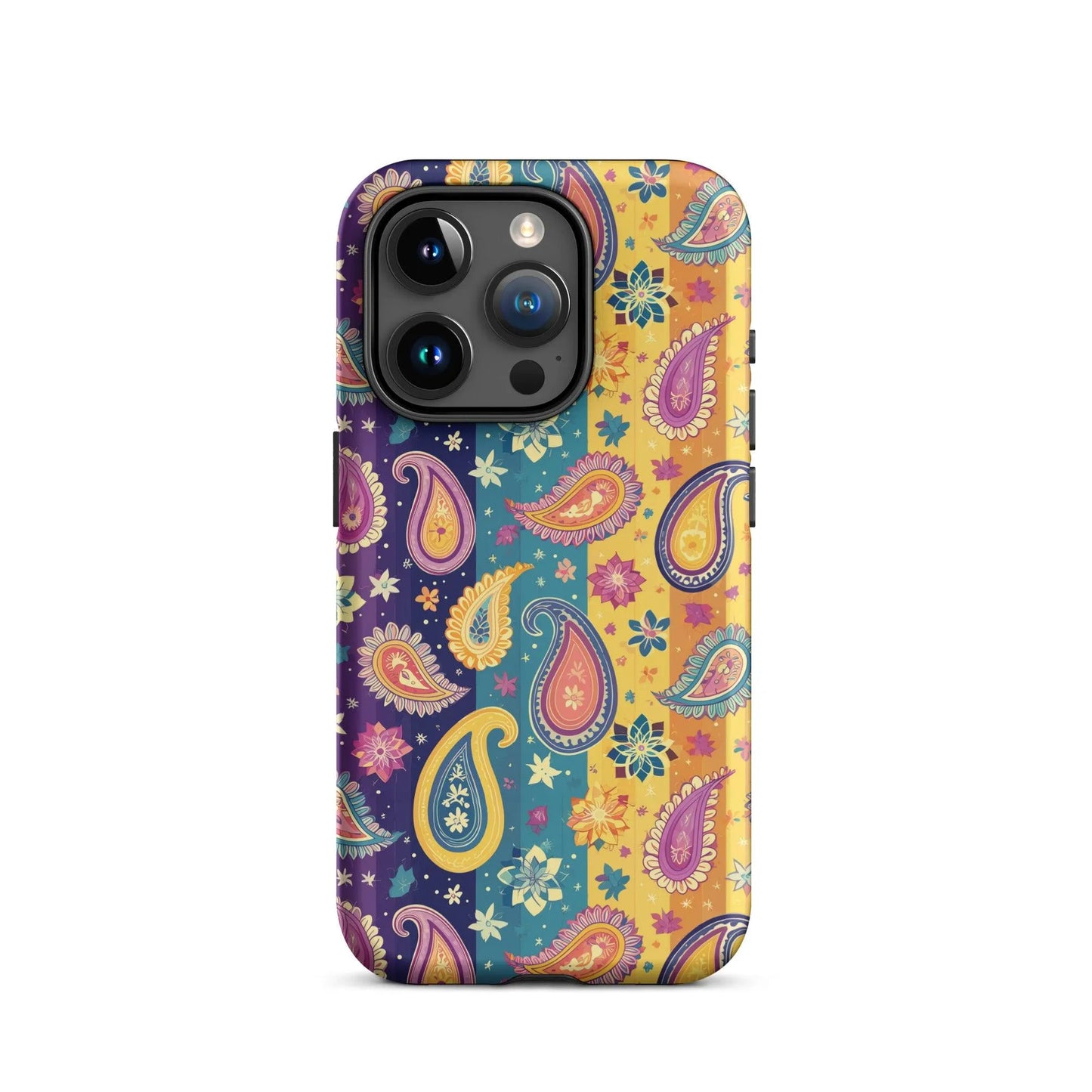 Indian Whimsical Paisley Tough MagSafe iPhone® Case - The Global Wanderer